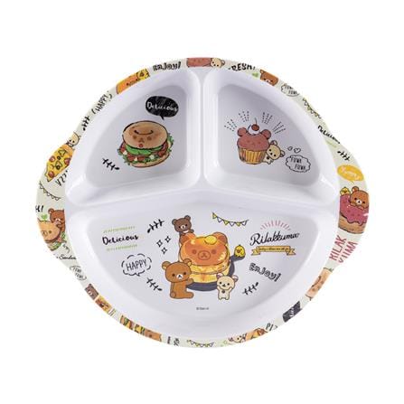 ถาดหลุมเมลามีน 11 นิ้ว SUPERWARE RILAKKUMA HAPPY FOOD_0