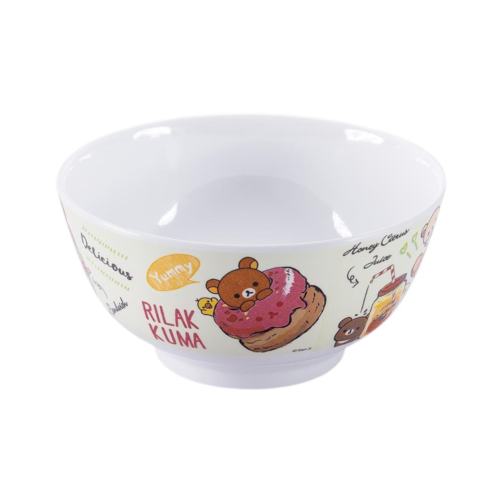 ชามเมลามีน 6 นิ้ว SUPERWARE RILAKKUMA HAPPY FOOD