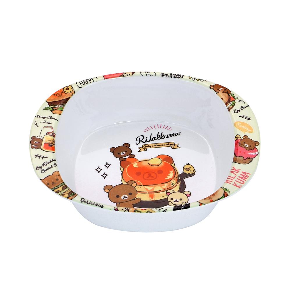 ชามเมลามีน 2 หู 6 นิ้ว SUPERWARE RILAKKUMA HAPPY FOOD