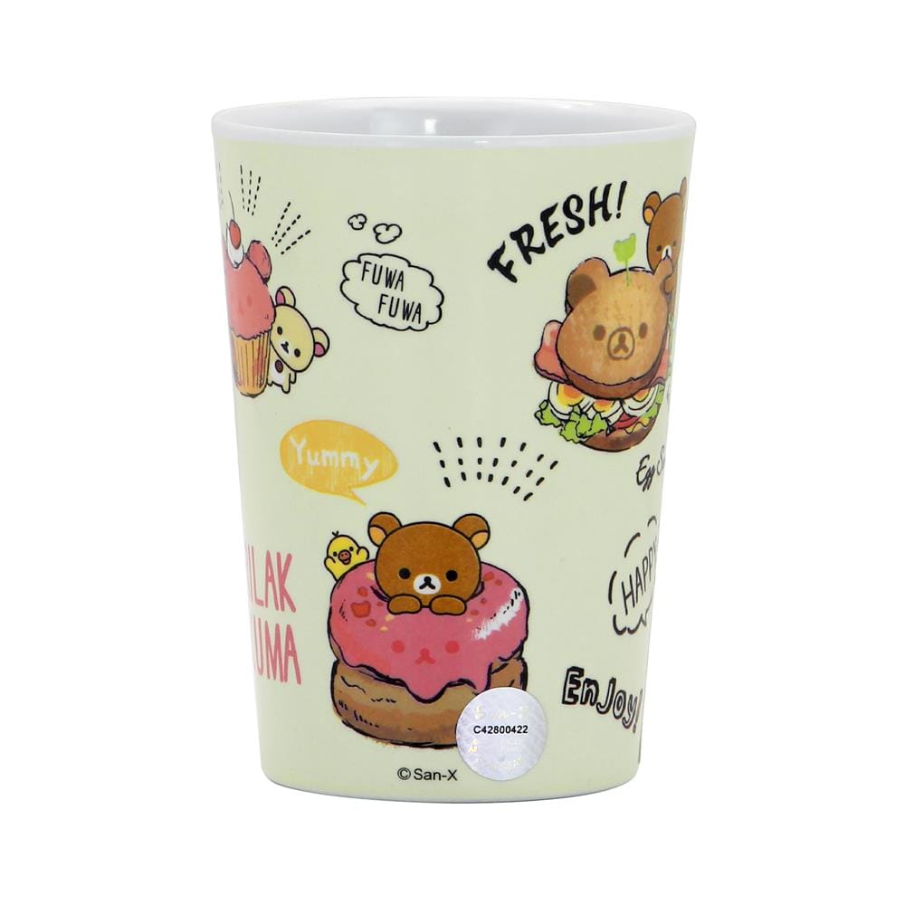 แก้วน้ำเมลามีน 400 มล. SUPERWARE RILAKKUMA HAPPY FOOD