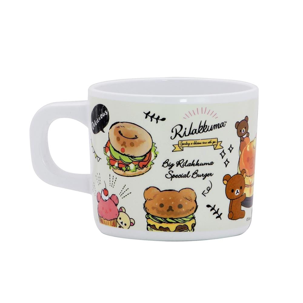 ถ้วยหูเมลามีน 300 มล. SUPERWARE RILAKKUMA HAPPY FOOD
