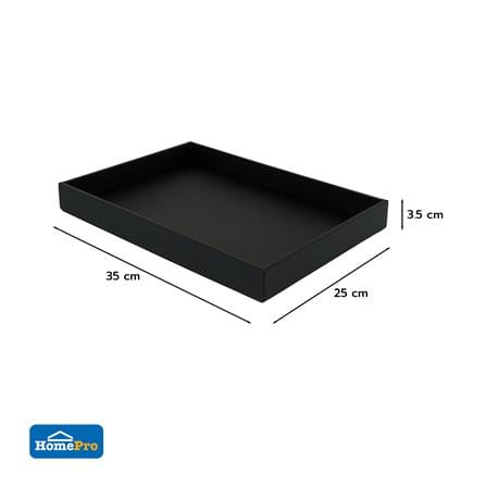 ถาด PVC KECH BASIC 35X25X3.5 ซม. สีดำ_6