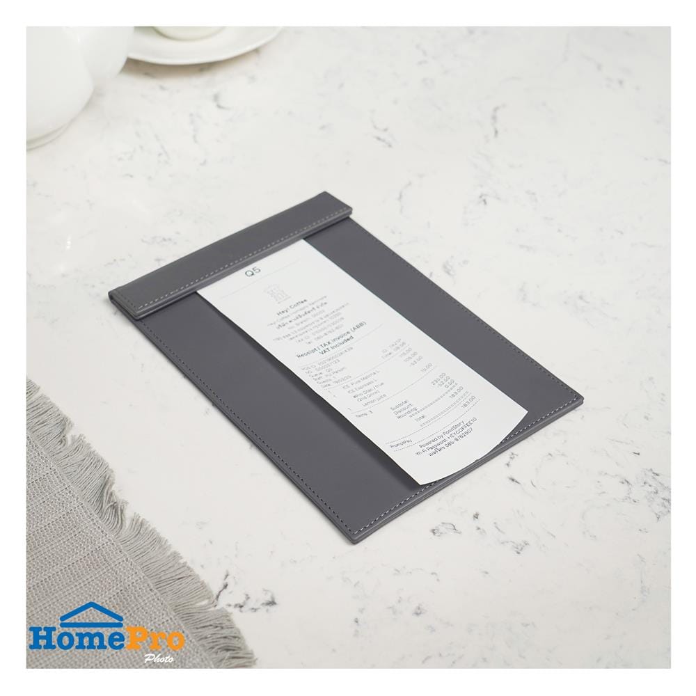 แผ่นรองเขียน A5 PVC KECH BASIC สีเทา