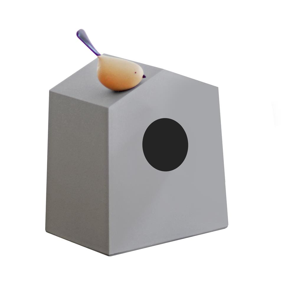กล่องทิชชู่ป๊อปอัพ MINIMAL SCULPT BIRD สีเทา
