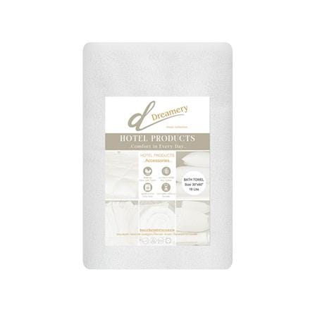 ผ้าขนหนู DREAMERY CT ขนคู่ 18LBS 30X60 นิ้ว สีขาว (แพ็ก 2 ชิ้น)_1
