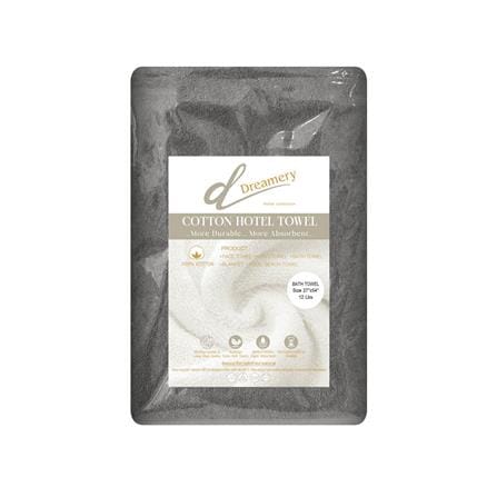 ผ้าขนหนู DREAMERY CT ขนคู่ 12LBS 27X54 นิ้ว สีเทา (แพ็ก 2 ชิ้น)_1