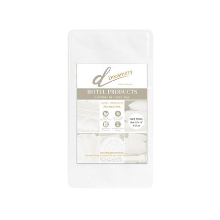 ผ้าขนหนู DREAMERY ขนคู่ WH 1.5LB 12X12 นิ้ว สีขาว (แพ็ก 5 ชิ้น)_2