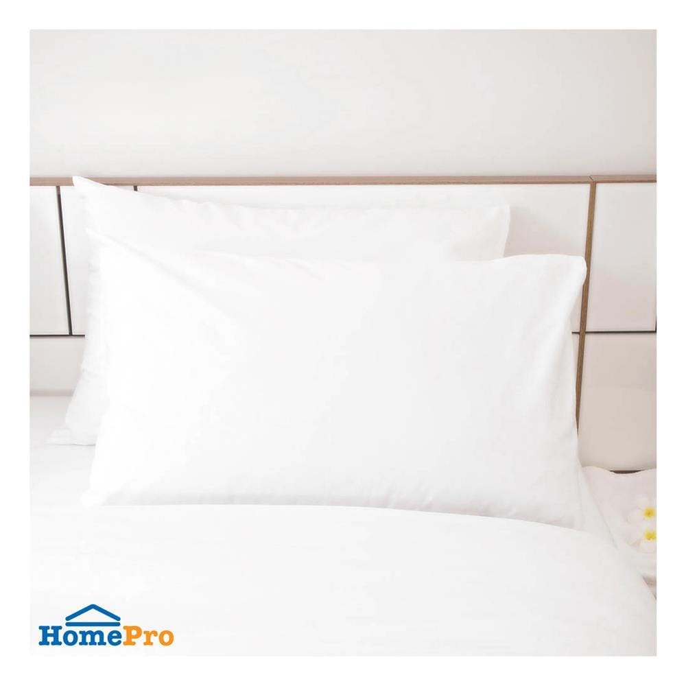 ปลอกหมอนหนุน DREAMERY CVC180T 21X37 นิ้ว สีขาว (แพ็ก 2 ชิ้น)