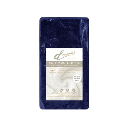ผ้าขนหนู DREAMERY ขนคู่ NV 1.5LB 12X12 นิ้ว สี NAVY (แพ็ก 5 ชิ้น)_2