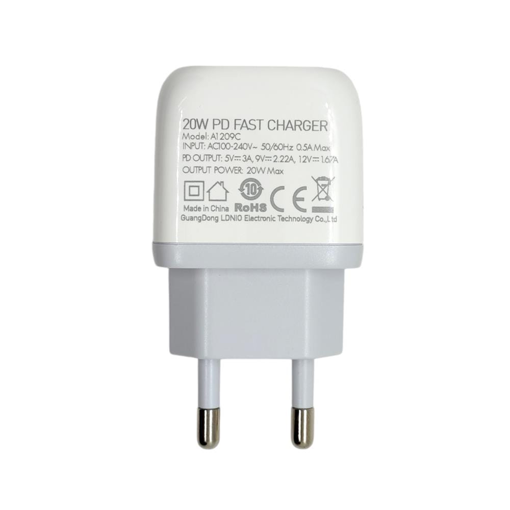 อะแดปเตอร์ TYPE-C LDNIO A1209C 20 วัตต์