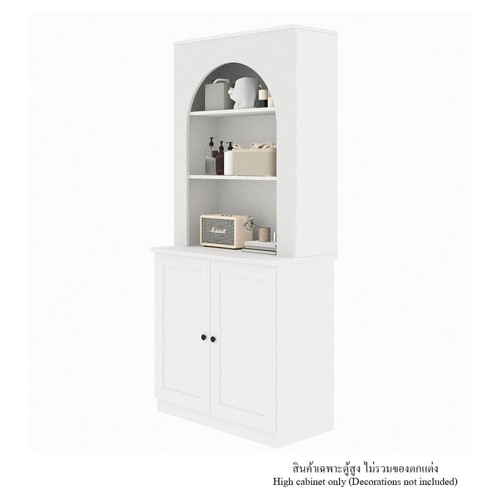 ตู้สูง KONCEPT MONETA 19212747 80 ซม. สีขาว