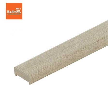 ราวจับบันได SPC ตราเพชร 7x120x2.5 ซม. สีเบจ_0