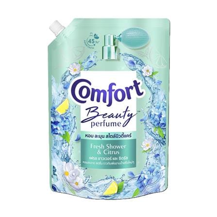น้ำยาปรับผ้านุ่มสูตรเข้มข้น COMFORT บิวตี้ เพอร์ฟูม 1,050 มล. กลิ่นเฟรช ชาวเวอร์ และ ซิตรัส_0