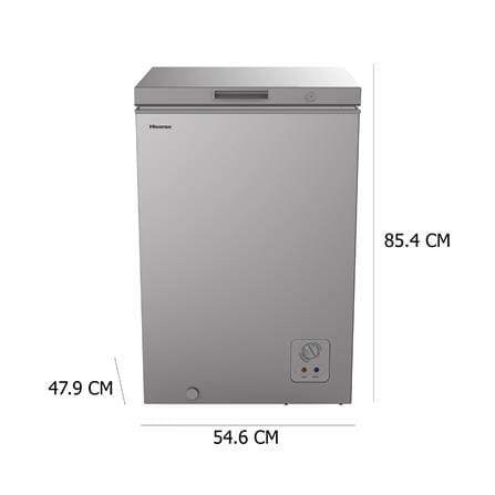 ตู้แช่ 2 ระบบ HISENSE LF129N4TW1 3.7 คิว สีเทา_2