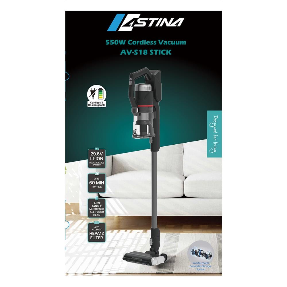 เครื่องดูดฝุ่นแบบด้าม ASTINA AV-S018 (BLDC)