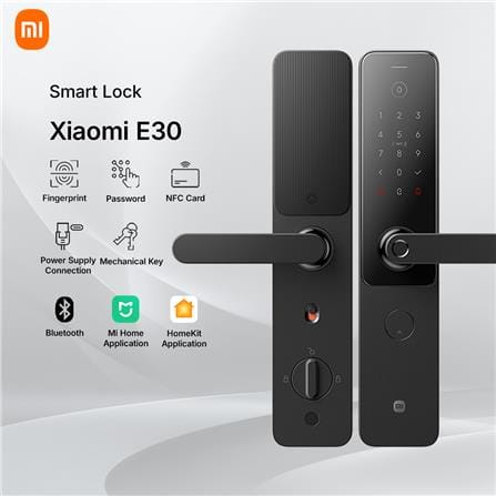 กลอนดิจิตอล XIAOMI E30 สีดำ_4