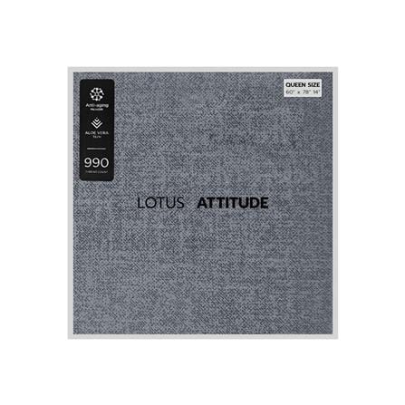 ชุดผ้าปูที่นอน 5 ฟุต 5 ชิ้น LOTUS ATTITUDE ELEMENTS GRANITE_5