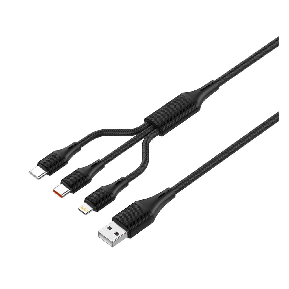 สายชาร์จ 3 IN 1 LDNIO LC97UC 1.2 เมตร