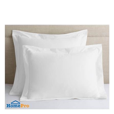 ปลอกหมอนหนุน DREAMERY CT250T SATEEN FLANG 20X30 นิ้ว สีขาว (แพ็ก 2 ชิ้น)_3