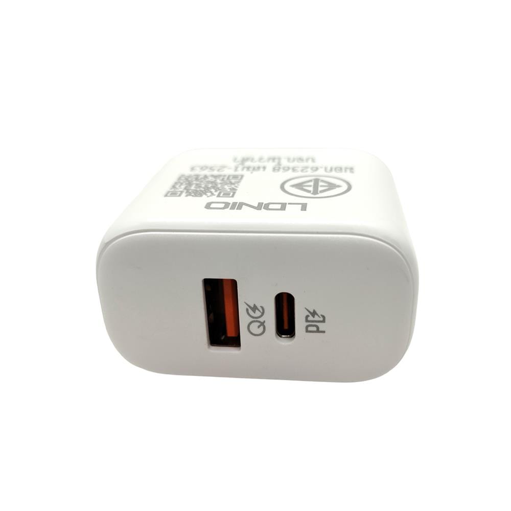 ชุดสายชาร์จ LDNIO A2526C 45 วัตต์