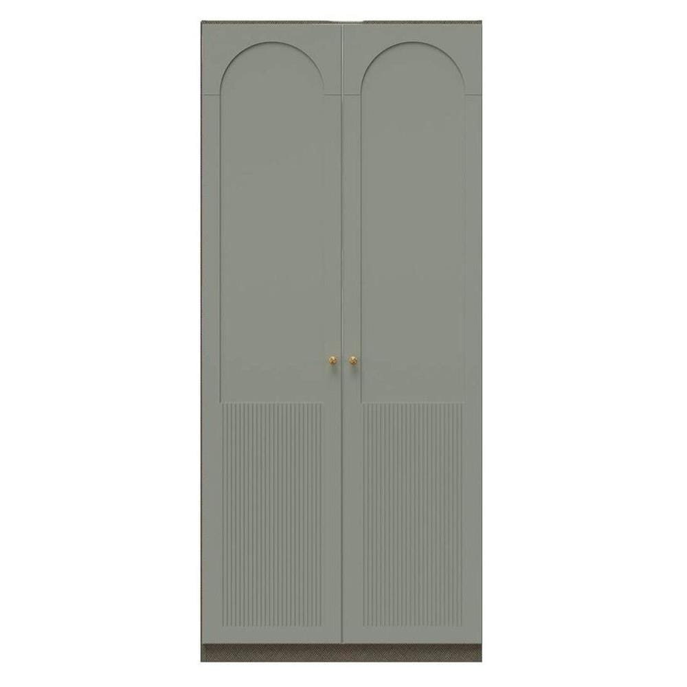 ตู้เสื้อผ้า 2 บานเปิด SB BUILT IN WARDROBE PLUS 59061543 100 ซม. สี PEWTER GREY