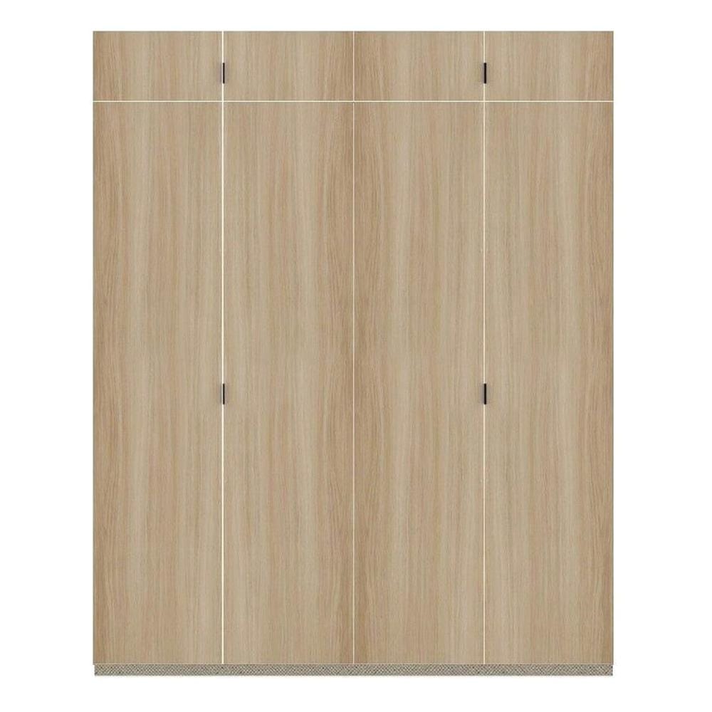 ตู้เสื้อผ้า 4 บานเปิด SB BUILT IN WARDROBE PLUS 59061784 200 ซม. สี RIO BROWN