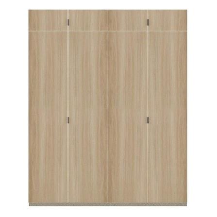 ตู้เสื้อผ้า 4 บานเปิด SB BUILT IN WARDROBE PLUS 59061784 200 ซม. สี RIO BROWN_0