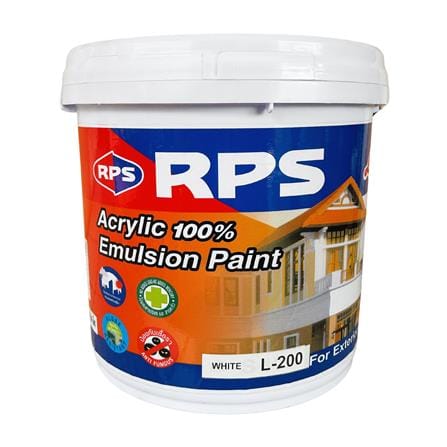 สีน้ำทาภายนอก ชนิดกึ่งเงา RPS L200 BASE A 2.5 แกลลอน_0