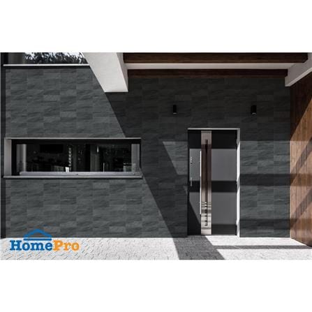กระเบื้องตกแต่งพอร์ซเลน 10x30 ซม. COTTO เบย์สโตน กราไฟต์ ดำ A 0.96 ตร.ม._2