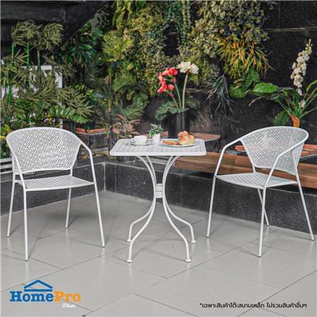 โต๊ะเหล็ก SPRING KARLA 60 ซม. สีขาว_6