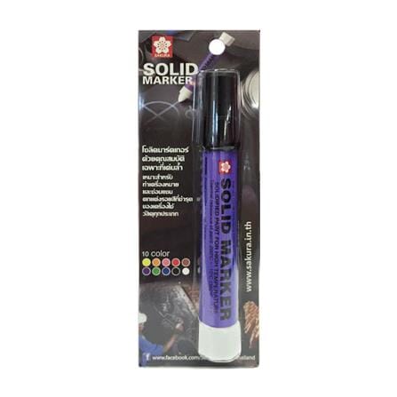 ปากกามาร์กเกอร์ SAKURA SOLID MARKER 13 มม. สีดำ_0