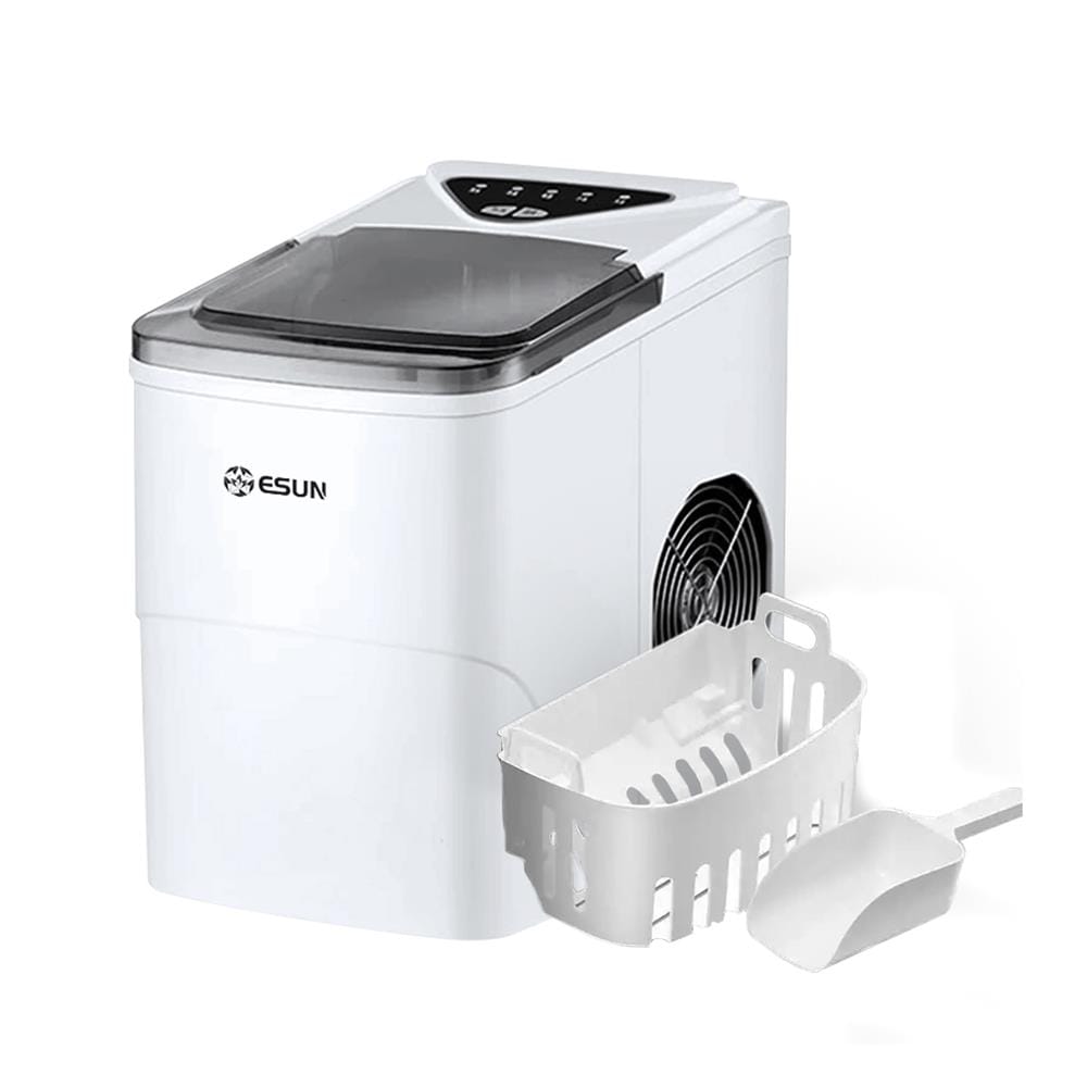 เครื่องทำน้ำแข็งอัตโนมัติ ESUN EIM-15A 2 ลิตร สีขาว
