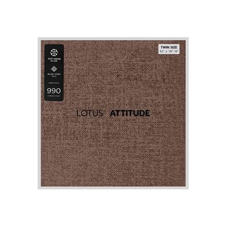 ชุดผ้าปูที่นอน 3.5 ฟุต 3 ชิ้น LOTUS ATTITUDE ELEMENTS สี TERRA_5
