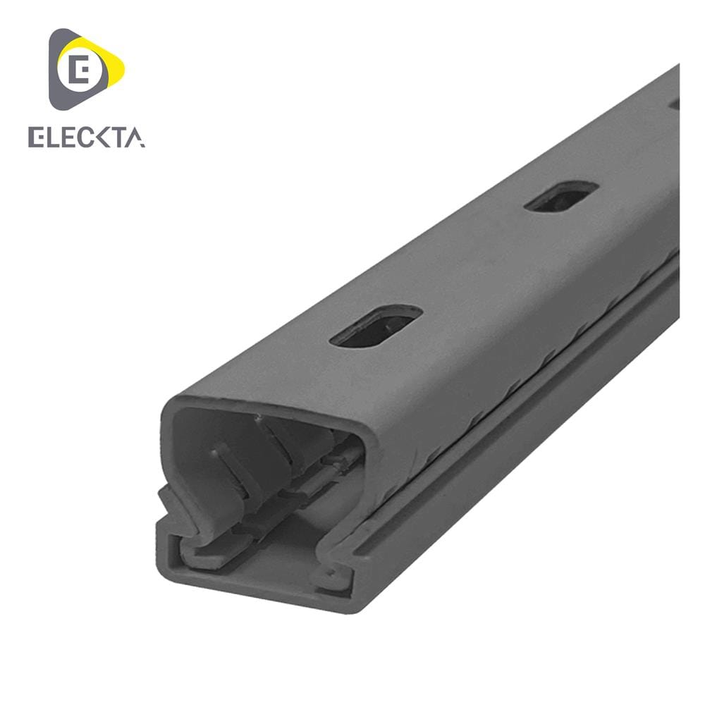 รางเก็บสายไฟวายดักส์ ELECKTA 20X20 มม. 2 ม. สีเทา