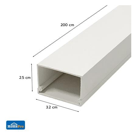 รางทรังกิ้ง ELECKTA 25X38 มม. 2 เมตร สีขาว_2