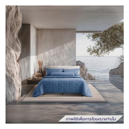 ชุดผ้าปูที่นอน 3.5 ฟุต 4 ชิ้น LOTUS ATTITUDE ELEMENTS สี BLUE MOON_0