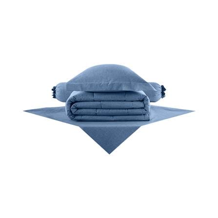 ชุดผ้าปูที่นอน 3.5 ฟุต 4 ชิ้น LOTUS ATTITUDE ELEMENTS สี BLUE MOON_2