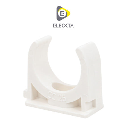 คลิปก้ามปู ELECKTA 25 มม. สีขาว (แพ็ก 10 ชิ้น)_0