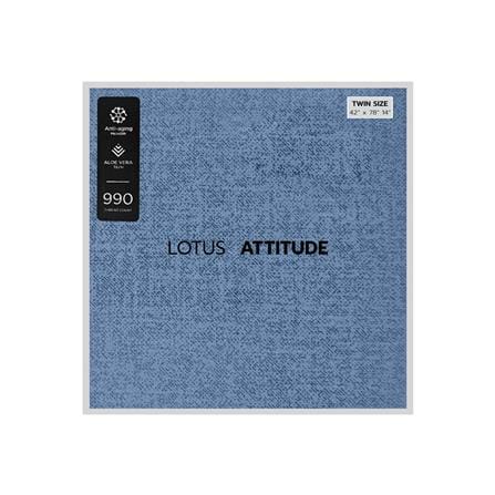ชุดผ้าปูที่นอน 3.5 ฟุต 3 ชิ้น LOTUS ATTITUDE ELEMENTS สี BLUE MOON_5