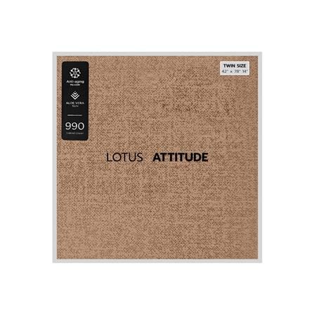 ชุดผ้าปูที่นอน 3.5 ฟุต 3 ชิ้น LOTUS ATTITUDE ELEMENTS สี ALMOND_5