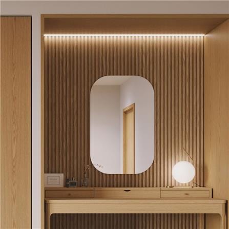 กระจกสำหรับตกแต่ง SB FURNITURE HAGI 19218227 สี MONACO OAK_2