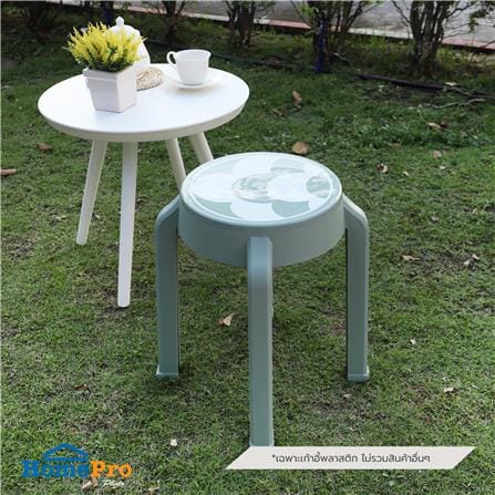 เก้าอี้พลาสติก SPRING RELAX&RESET CIRCULAR สีเขียวอ่อน_5