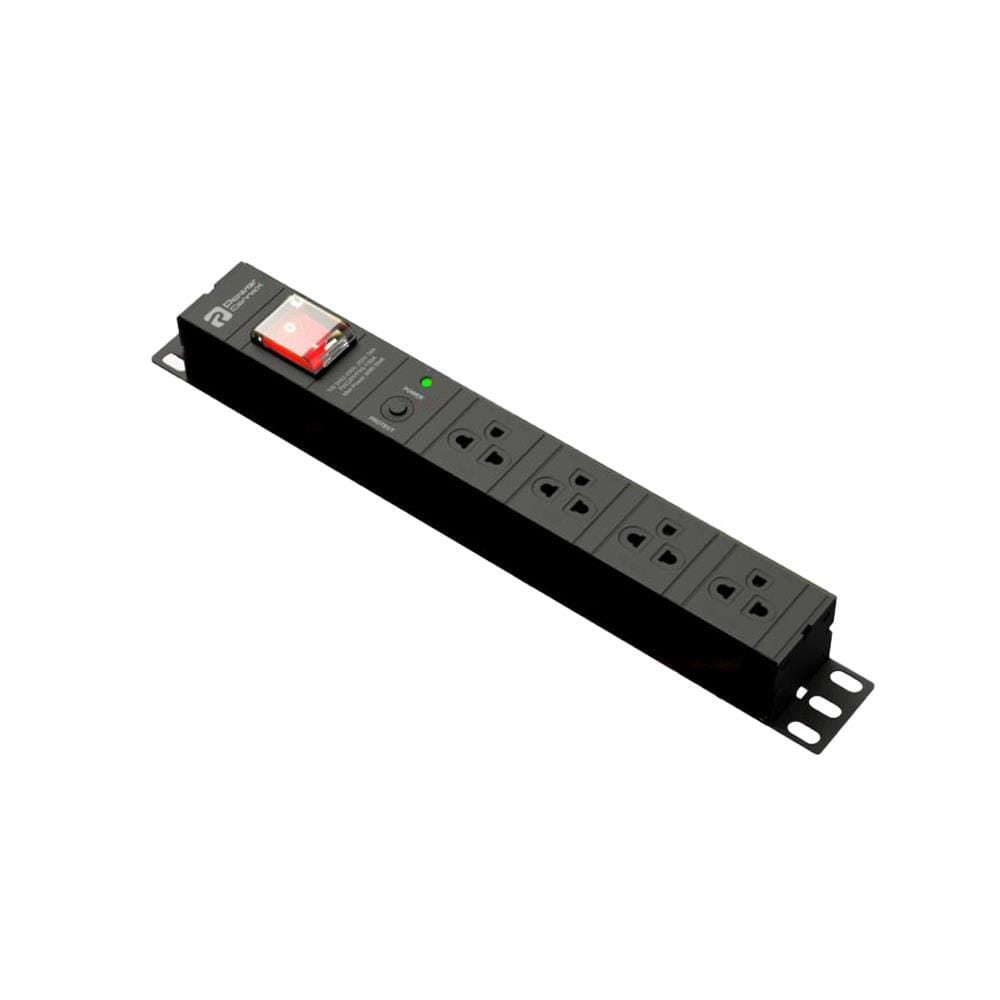 รางปลั๊กไฟ 6 ช่อง 1 สวิตช์ POWERCONNEX PXC5PHTTS-TS06-B 16 แอมป์ 3 ม. สีดำ