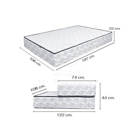 เตียงพับพร้อม TOPPER THAIBULL SST-SP02 108x199x55 ซม._11