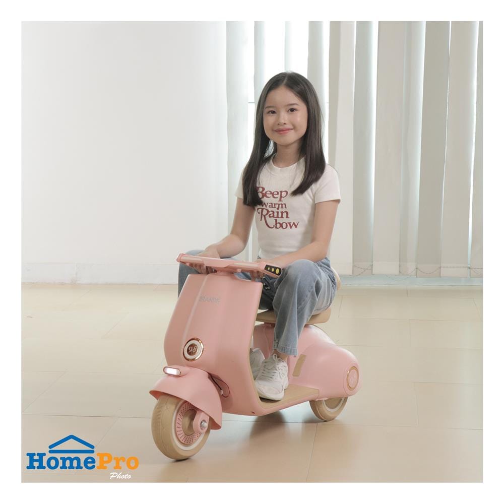 รถจักรยานไฟฟ้าเด็ก GRANDE JMBBD916 สีชมพู