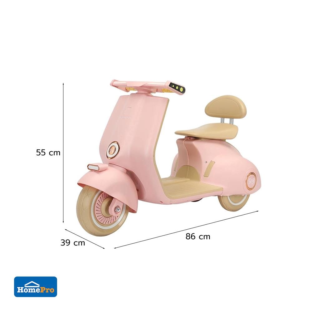 รถจักรยานไฟฟ้าเด็ก GRANDE JMBBD916 สีชมพู