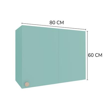 ตู้แขวนเข้ามุมขวา MJ DOT 80x60 ซม. สี PASTEL MINT_3