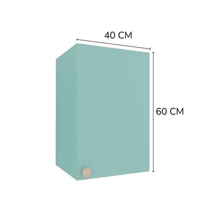 ตู้แขวนเดี่ยว MJ DOT 40X60 ซม. สี PASTEL MINT_3