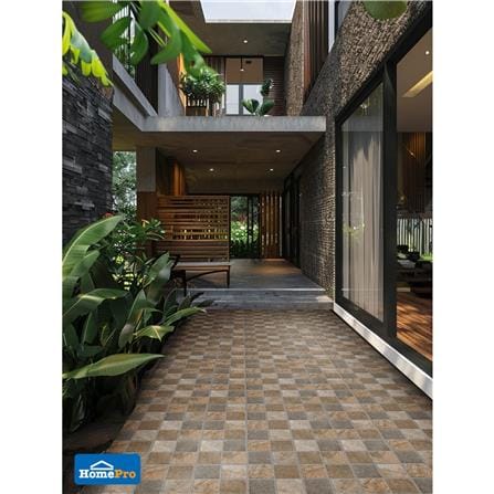 กระเบื้องพื้นพอร์ซเลน  40x40 ซม. TARA โฮเดน น้ำตาล (AF) A 0.96 ตร.ม._3