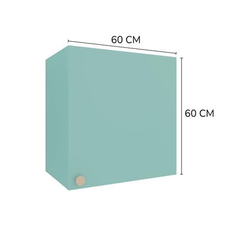 ตู้แขวนเดี่ยว MJ DOT 60X60 ซม. สี PASTEL MINT_3